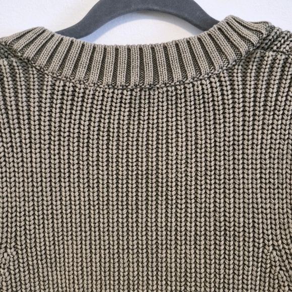 PILCRO Boxy Tee & Sweater Vest Twofer Set Tan Anthropologie Women's Size Small - Picture 10 of 14